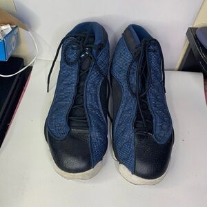 Men's Blue and Black Athletic Shoes